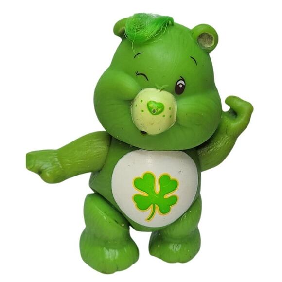 3" Good Luck Care Bear  & Tenderheart Care Bear Action Figures - Picture 4 of 10